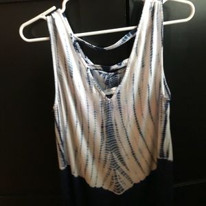 Blue Tie Dye Tank